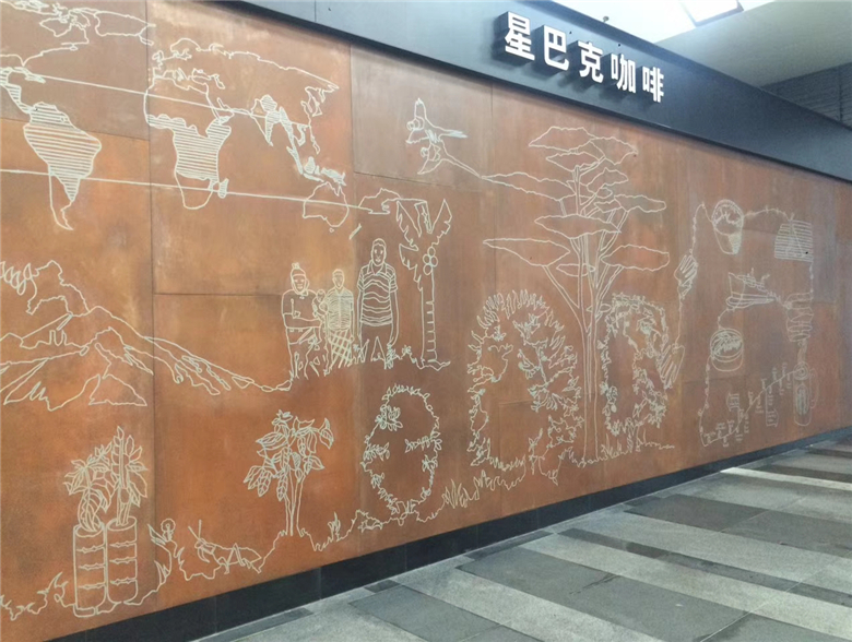 江门耐候钢幕墙