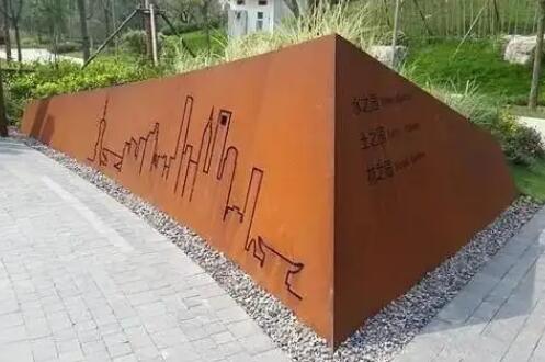 江门耐候钢挡土墙